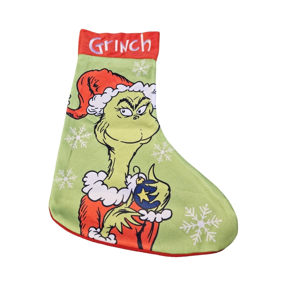 Grinch Christmas Stocking NWOT
